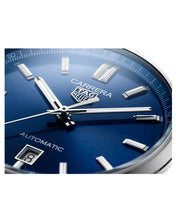 Load image into Gallery viewer, Tag Heuer Carrera Date Blue Dial Silver Steel Strap Watch for Men - WBN2112.BA0639