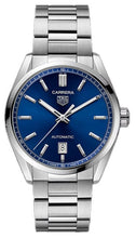 Load image into Gallery viewer, Tag Heuer Carrera Date Blue Dial Silver Steel Strap Watch for Men - WBN2112.BA0639
