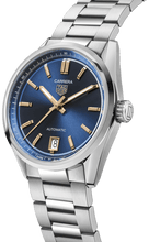 Load image into Gallery viewer, Tag Heuer Carrera Quartz Blue Dial Silver Steel Strap Watch for Women - WAR1112.BA0601