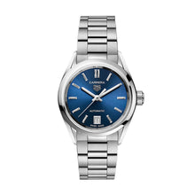 Load image into Gallery viewer, Tag Heuer Carrera Blue Dial Silver Steel Strap Watch for Women - WBN2411.BA0621