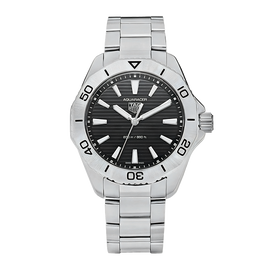 Tag Heuer Aquaracer Professional 200 Quartz Black Dial Silver Steel Strap Watch for Men - WBP1110.BA0627