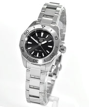 Load image into Gallery viewer, Tag Heuer Aquaracer Professional 200 Quartz Black Dial Silver Steel Strap Watch for Women - WBP1410.BA0622