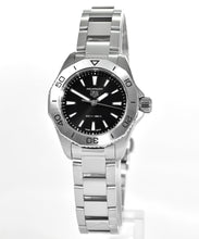 Load image into Gallery viewer, Tag Heuer Aquaracer Professional 200 Quartz Black Dial Silver Steel Strap Watch for Women - WBP1410.BA0622