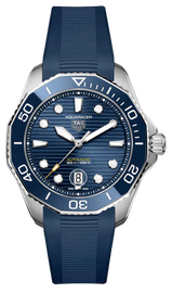 Tag Heuer Aquaracer Professional 300 Automatic Blue Dial Blue Rubber Strap Watch for Men - WBP201B.FT6198
