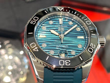 Load image into Gallery viewer, Tag Heuer Aquaracer Professional 300 Automatic Diamonds Green Dial Green Rubber Strap Watch for Women - WBP231G.FT6226