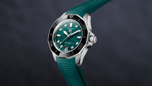 Load image into Gallery viewer, Tag Heuer Aquaracer Professional 300 Automatic Diamonds Green Dial Green Rubber Strap Watch for Women - WBP231G.FT6226