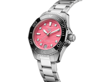 Load image into Gallery viewer, Tag Heuer Aquaracer Professional 300 Automatic Diamonds Pink Dial Silver Steel Strap Watch for Women - WBP231J.BA0618