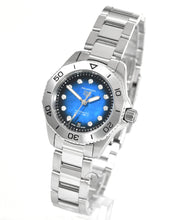 Load image into Gallery viewer, Tag Heuer Aquaracer Professional 200 Automatic Diamond Blue Dial Silver Steel Strap Watch for Women - WBP2411.BA0622