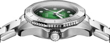 Load image into Gallery viewer, Tag Heuer Aquaracer Professional 200 Automatic Diamond Green Dial Silver Steel Strap Watch for Women - WBP2415.BA0622
