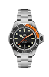 Tag Heuer Aquaracer Professional 1000 Superdiver Automatic Black Dial Silver Steel Strap Watch for Men - WBP5A8A.BF0619