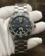 Load image into Gallery viewer, Tag Heuer Formula 1 Calibre 5 Chronograph Anthracite Dial Silver Steel Strap Watch for Men - WAZ2011.BA0842
