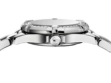 Load image into Gallery viewer, Tag Heuer Aquaracer Quartz Diamonds Black Dial Silver Steel Strap Watch for Women - WAY131P.BA0748