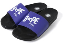 Load image into Gallery viewer, A Bathing Ape Bape Sta Slide Black Purple