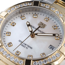 Load image into Gallery viewer, Tag Heuer Aquaracer Diamonds Mother of Pearl Dial Two Tone Steel Strap Watch for Women - WBD1323.BB0320