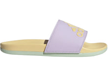 Load image into Gallery viewer, adidas Adilette Comfort Slides Ice Lavender Orange Tint Linen Green (Women's)
