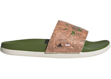 Load image into Gallery viewer, adidas Adilette Comfort Slides Marvel Off White Core Black Tech Olive (GS)