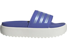 Load image into Gallery viewer, adidas Adilette Platform Slides Semi Cobalt Blue Blue Spark Met. Core White (Women's)