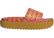 Load image into Gallery viewer, adidas Adilette Platform Slides Victory Gold Tomato (Women's)
