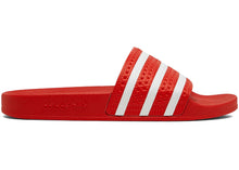 Load image into Gallery viewer, adidas Adilette Slides Lush Red White