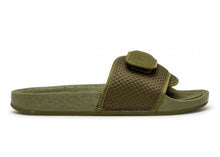 Load image into Gallery viewer, adidas Boost Slide Pharrell Olive Cargo