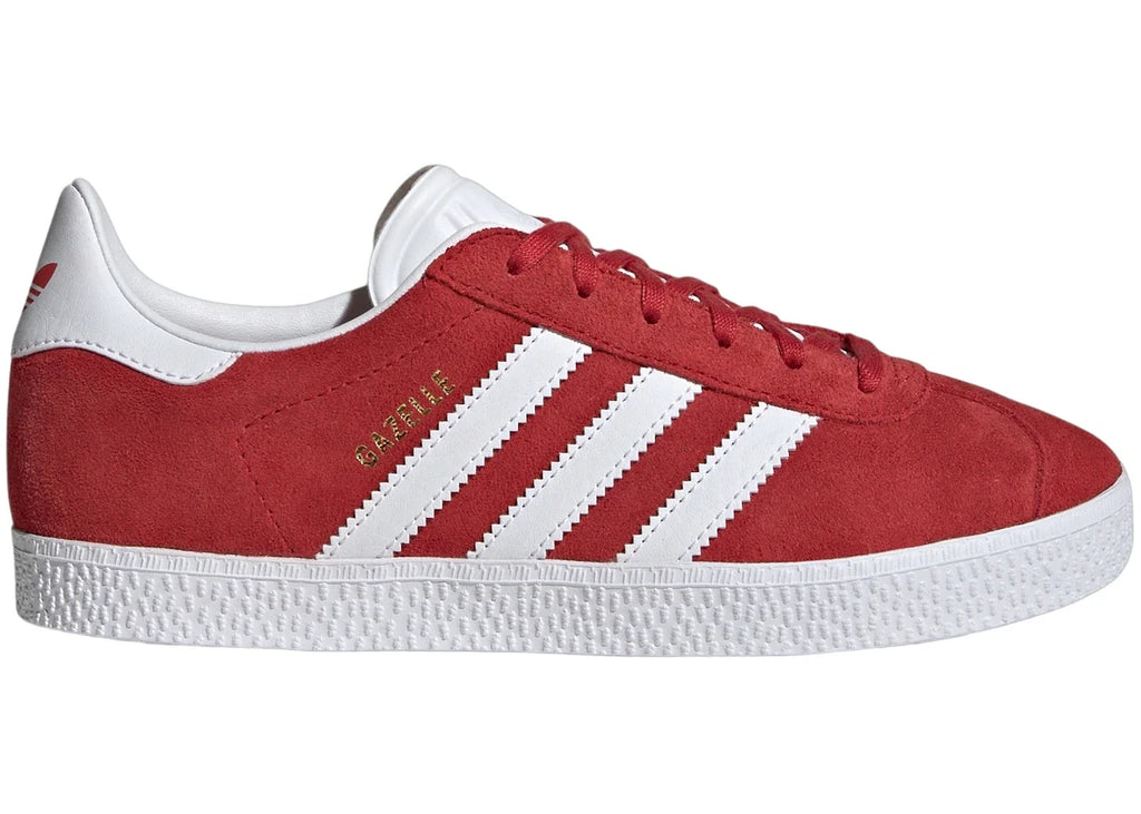 adidas Gazelle Better Scarlet Cloud White Gold Metallic (GS)