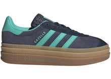 Load image into Gallery viewer, adidas Gazelle Bold Shadow Navy Acid Mint Legend Ink (Women's)