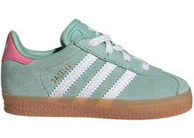 Load image into Gallery viewer, adidas Gazelle Comfort Closure Hazy Green Cloud White Bliss Pink (TD)