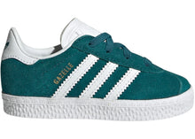 Load image into Gallery viewer, adidas Gazelle Comfort Closure Legacy Teal Cloud White Gold Metallic (TD)