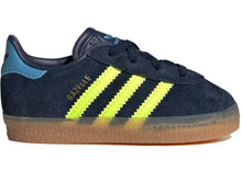 Load image into Gallery viewer, adidas Gazelle Comfort Closure Night Indigo Solar Yellow (TD)