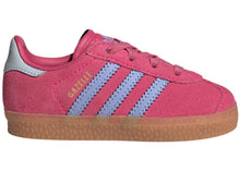 Load image into Gallery viewer, adidas Gazelle Comfort Closure Shock Pink Blue Spark Halo Blue (TD)