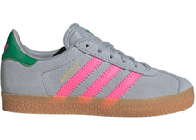 Load image into Gallery viewer, adidas Gazelle Halo Silver Lucid Pink Green (PS)