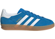 Load image into Gallery viewer, adidas Gazelle Indoor Blue Bird Cloud White Gum (GS)