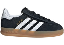 Load image into Gallery viewer, adidas Gazelle Indoor Comfort Closure Black White Gum (TD)