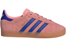 Load image into Gallery viewer, adidas Gazelle Semi Pink Spark Lucid Blue (PS)