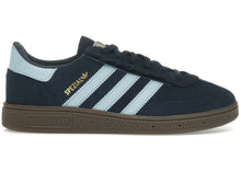 Load image into Gallery viewer, adidas Handball Spezial Comfort Closure Collegiate Navy Clear Sky Gum (PS)