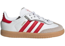 Load image into Gallery viewer, adidas Samba OG Comfort Closure Cloud White Better Scarlet Gum (TD)