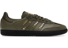 Load image into Gallery viewer, adidas Samba OG Studded Stripes Dark Khaki Black (Women's)