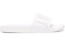 Load image into Gallery viewer, AMIRI Pool Slide Debossed White White