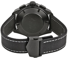 Load image into Gallery viewer, Tag Heuer Aquaracer Automatic Chronograph Special Edition Titanium Grey Dial Black Leather Strap Watch for Men - CAY218B.FC6370