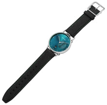 Load image into Gallery viewer, Baume &amp; Mercier Baume Stainless Steel Green Dial Black Cotton Strap Date Quartz Mens Watch M0A10684