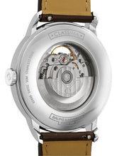 Load image into Gallery viewer, Baume &amp; Mercier Classima Automatic Silver Dial Brown Leather Strap Mens Watch M0A10524