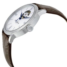 Load image into Gallery viewer, Baume &amp; Mercier Classima Core Automatic Steel Silver Dial Brown Leather Mens Watch M0A10274