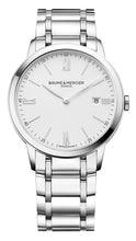 Load image into Gallery viewer, Baume &amp; Mercier Classima Stainless Steel White Dial Date Quartz Mens Watch MOA10354
