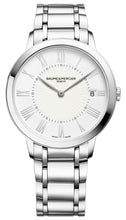 Load image into Gallery viewer, Baume &amp; Mercier Classima Stainless Steel White Dial Date Quartz Womens Watch M0A10261