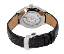 Load image into Gallery viewer, Baume &amp; Mercier Clifton Baumatic COSC Automatic Blue Dial Steel Black Leather Mens Watch M0A10467