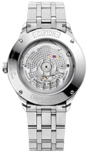 Load image into Gallery viewer, Baume &amp; Mercier Clifton Baumatic COSC Automatic Stainless Steel White Dial Date Mens Watch M0A10505