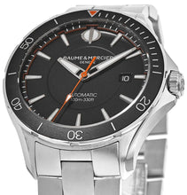 Load image into Gallery viewer, Baume &amp; Mercier Clifton Club Automatic Steel Black Dial Date Mens Watch M0A10340