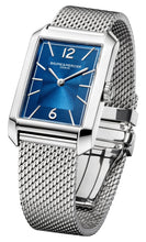 Load image into Gallery viewer, Baume &amp; Mercier Hampton Stainless Steel Mesh Blue Dial Quartz Mens Watch M0A10671