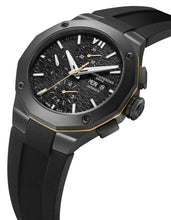 Load image into Gallery viewer, Baume &amp; Mercier Riviera Automatic Chronograph Black ADLC Black Dial Black Rubber Strap Day/Date Mens Watch M0A10625