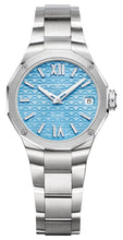 Load image into Gallery viewer, Baume &amp; Mercier Riviera Stainless Steel Blue Dial Date Quartz Womens Watch M0A10811